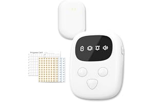 ZARD ZOOP Wireless Bedwetting Alarm for Boys and Girls and Older Kids with New Improved Sensor, Strong Vibration and Compact Design for Overcoming Bedwetting