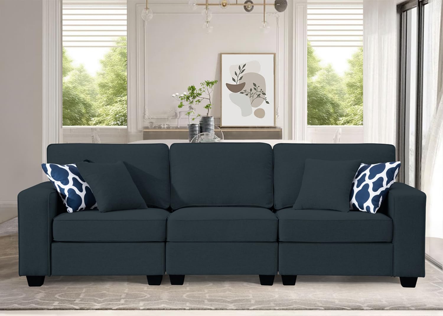 Photo 1 of Legend Vansen Modular Sectional Sofa,Comfy Couches for Living Room,3-Seater High-Density Plush Foam Cushioning Couchs,Sectional Couch for Bedrooms,Apartment.