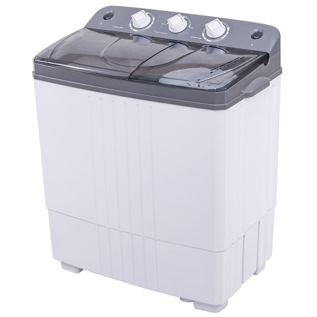 Washer and Dryer Combo Portable Washing Machine 16lbs Stackable White