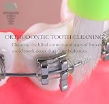 LeFeirr 3 Pack Slim Interspace Toothbrushes for Orthodontic Care view 3