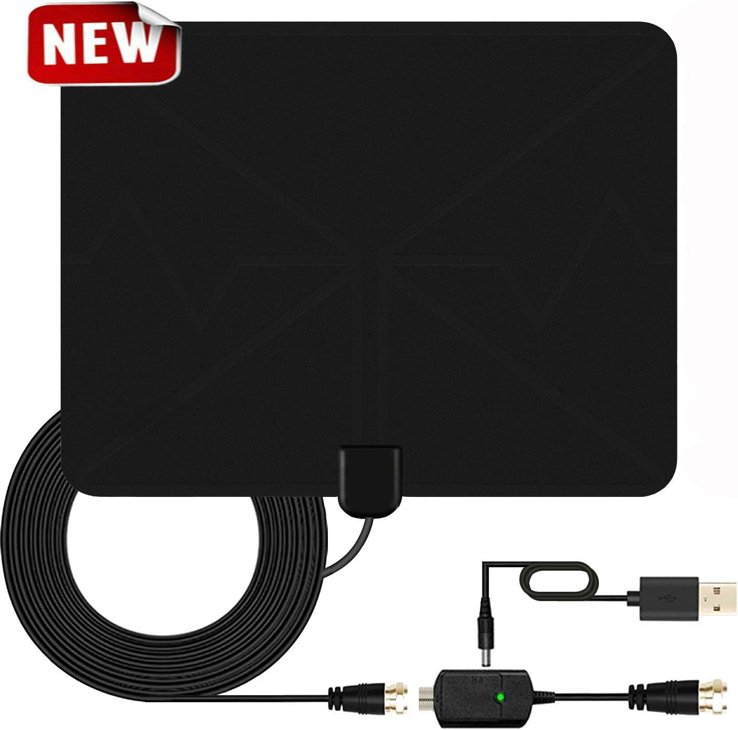 TV Aerial, Indoor TV Aerial, 6585 Miles Long Range Amazon.co.uk