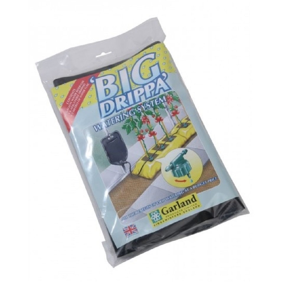 Garland GP19 Big Drippa Watering Kit (Including 6 Adjustable Drippers), Black, 30x20x5 cm