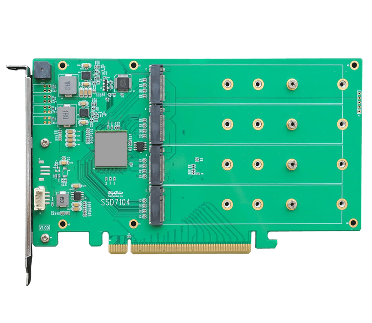 Mua HighPoint 4-Port M.2 SSD7104 PCIe Gen3 NVMe RAID Controller for ...