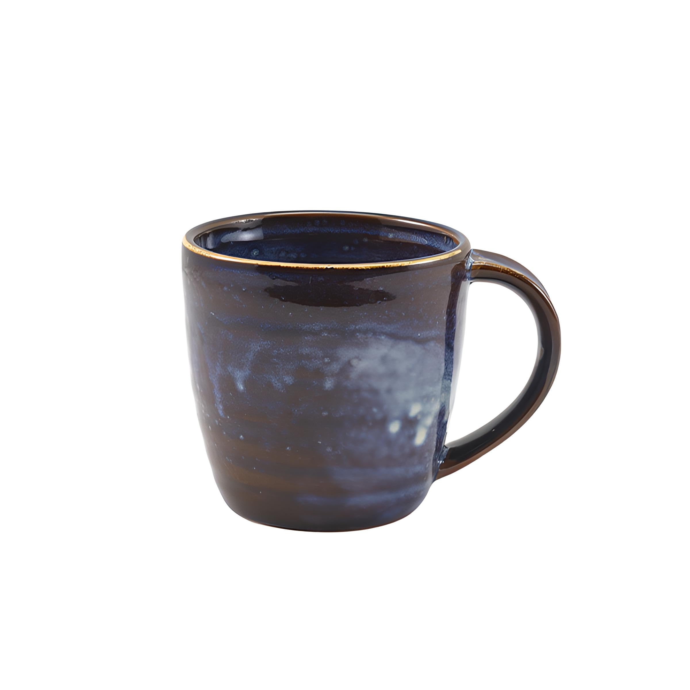 Genware Terra Porcelain, Aqua Blue, Mug, 320ml, MUG-PBL32, Pack of 6