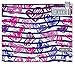 Vaultz Locking Binder Pouch, 9.7 x 8 x 1 Inches, Stripes/Heart (VZ03710)