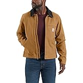 Carhartt Mens Rugged Flex Relaxed Fit Duck Detroit Jacket