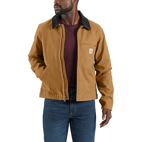 Carhartt Men's Rugged Flex Relaxed Fit Duck Detroit Jacket
