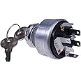 DVPARTS Ignition Switch with Keys 282775A1 D134737 A77312 A134737 L61053 Compatible with Case Loader 760 921 1150G 1845C 921C C60 5230 60XT 85XT 95XT MX100