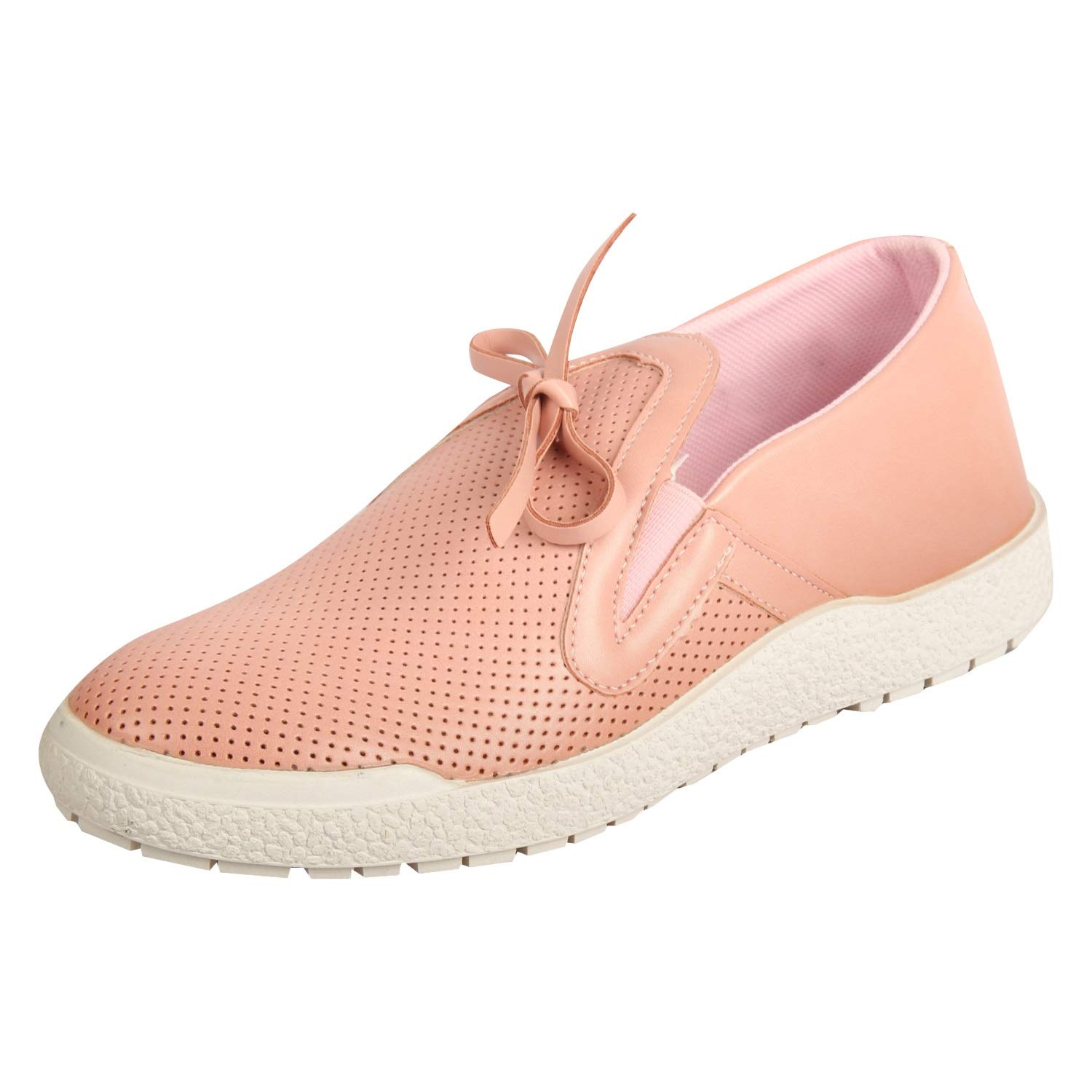Buy D SHOE LOUNGE Women Pink Sneakers at Amazon.in