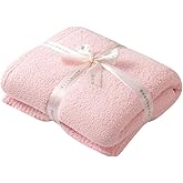 bearberry Super Soft Fluffy Throw Blanket Lightweight Cozy Warm Throw Blankets for Couch Bed Sofa All Season (Pink, 50”x60”)