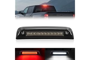 SUPAREE Third Brake Light Fit for 2014-2018 GMC Sierra/C-hevy Silverado 1500 2500HD 3500HD LED 3rd Brake Light Accessories Red LED Strobe Rear 3rd Brake Cargo Lights High Mount Stop Light