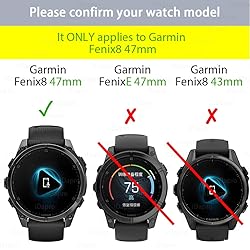 iDaPro [4Pcs Screen Protector for Garmin Fenix 8