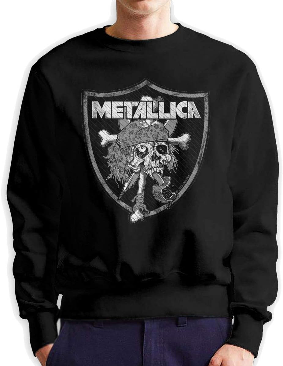 LiuYeWen Metallica Men Popular Hoodie Black