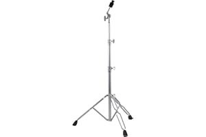 Pearl C830 Double-Braced Cymbal Stand, Medium Weight Stand with Gearless UniLock Cymbal Tilter, Three-Tier Height Adjustment, and Sturdy Double-Braced legs.