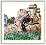 Joy Sunday Sewing Pattern We Got Married 11CT Stamped Cross Stitch Kits DMC Hand Embroidery Kit Enjoy Life Cross-Stitch Pattern 22''x22''