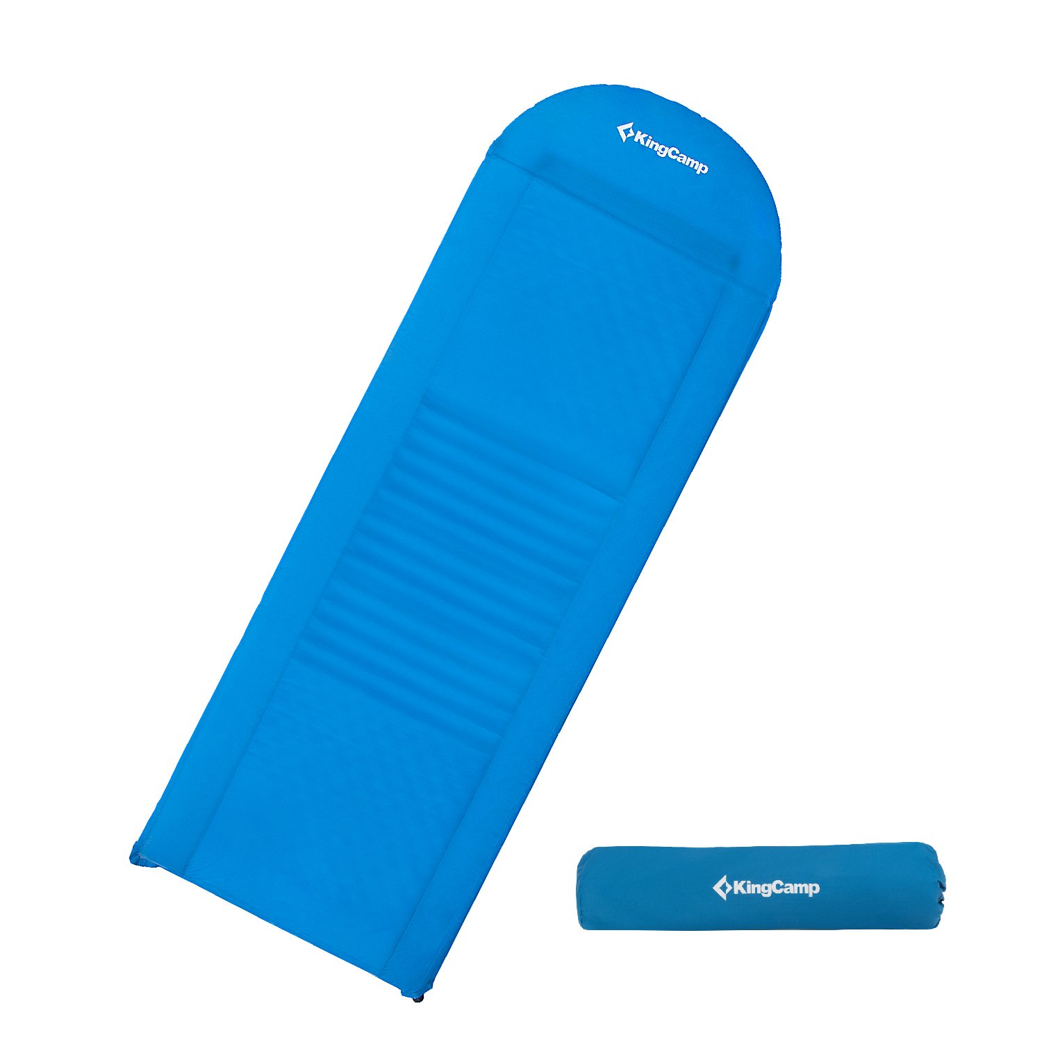 KingCamp Wave Deluxe II Selbstaufblasbare Isomatte, 191 x 64 x 5 cm