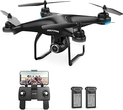 Holy Stone Gps Drohne Hs120d Mit 2k Kamera Hd Live Video Follow Me Fur Anfanger Rc Quadrocopter Ferngesteuert Mit 2 Akkus Lange Flugzeit Handysteuerung Return Home Flugbahn Funktion Fur Kinder Amazon De Spielzeug