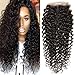 Unice Hair 4x4 Free Part Lace Closure Brazilian Curly Virgin Human Hair Lace Closure Natural Black  (20)