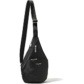 Baggallini Mini Sling - 12x7 Sling Crossbody Bag Backpack with Adjustable Shoulder Strap