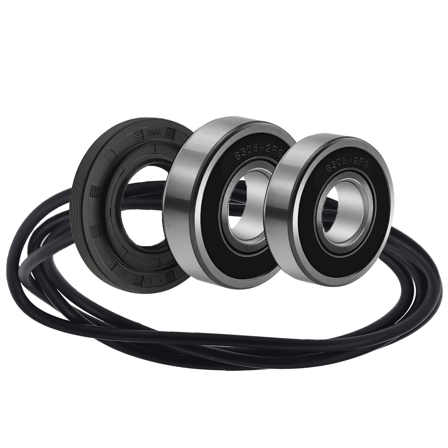 Photo 1 of Bentolin Front Load Washer Tub Bearings and Seal Kit Compatible for LG & Kenmore Etc Replacement Part 4036ER2004A 4280FR4048L 4280FR4048E 4036ER4001B (Black)