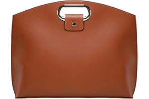 Waterproof Leather Laptop Tote, Universal Work Briefcase & Handbag for 14-16 Inch Laptops for Work, Travel & Daily Use