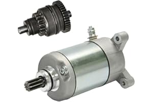 TOPSCOPE Starter Motor Drive Combo Kit for Polaris ATV UTV 325 330 335 425 500 with Replace OE # 113528 18645 495713 3084981 3090188 for Sportsman Scrambler Magnum Trail Boss Ranger