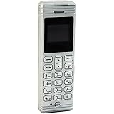 Zanco The Dot Worlds Smallest Mobile Phone with Built in Voice Changer BT Dialler and Music Silver Plastic Phone Unclocked SIM Free - Novelty Gift Idea