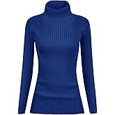 v28 Turtleneck Ribbed Sweaters for Women Cute Sexy Knitted Warm Fitted Sweater