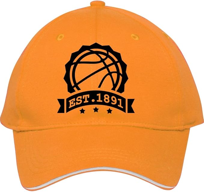 Basketball_1891_0001 Yellow Snapback Cap Hat For Male