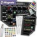 Magnetic Chalkboard Calendar for Fridge - [11