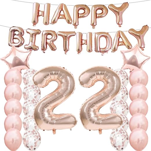 Amazon.com: 22th Birthday Decorations 