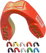 Marvel Iron Man Metallic Sports Mouthguard Dual Layer Protection Case