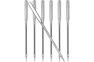 AUGHOA 60 PCS Universal Sewing Machine Needles, Size 80/12 Needles for Medium-Weight Fabrics, Suitable for Singer, Brother, Janome Home Sewing Machine