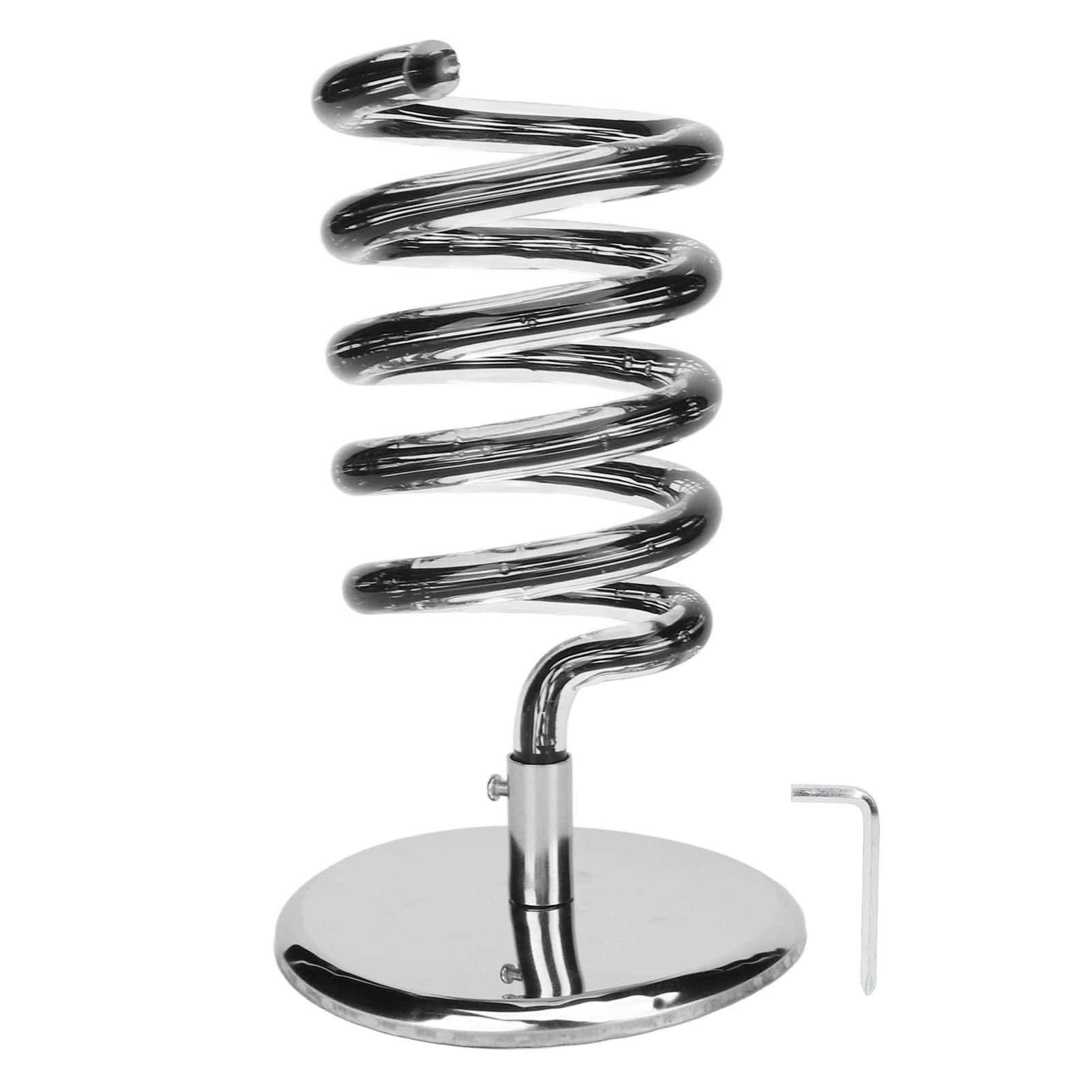 Hair Dryer Stand, Spiral Hair Styling Station Spiral Salon Blow Dryer Holder Stand For Bathroom Hair Salon