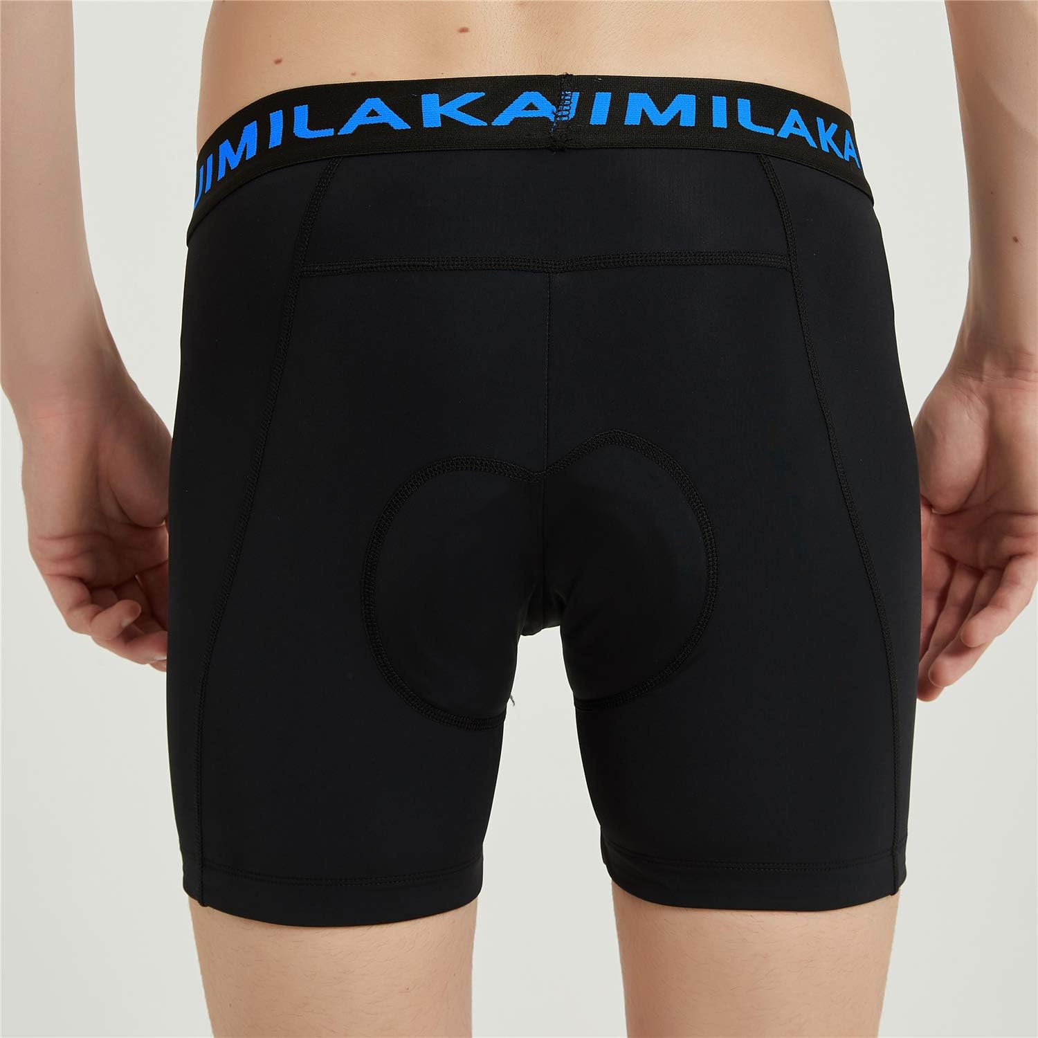 Jimilaka Men's Cycling Underwear Shorts 3D Padded Bike Bicycle MTB Liner Riding Shorts: Clothing
