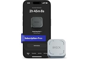 The Brick Phone Access Blocker Device - Subscription-Free Phone Lock, Limits Smartphone Access, Reduces Screen Time & Improves Focus - High-Grade Magnet & Anti-Slip Silicone
