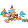 UNiPLAY Plus Soft Building Blocks — Creativity Toy, Educational Play, Cognitive Development, Early Learning Stacking Blocks for Infants and Toddlers, Pink (122-Piece Set)