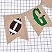 Football Game Day Burlap Banner Super Bowl Kids Birthday Outdoor Sports Party Decorations Supplies
