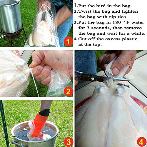 LabZhang Poultry Shrink Bags25pcs Chicken Shrink Wrap Bags,10"x16