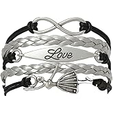 Infinity Collection Dance Bracelet- Girls Dance Jewelry - Gift For Dance Recitals, Dancers and Dance Teams