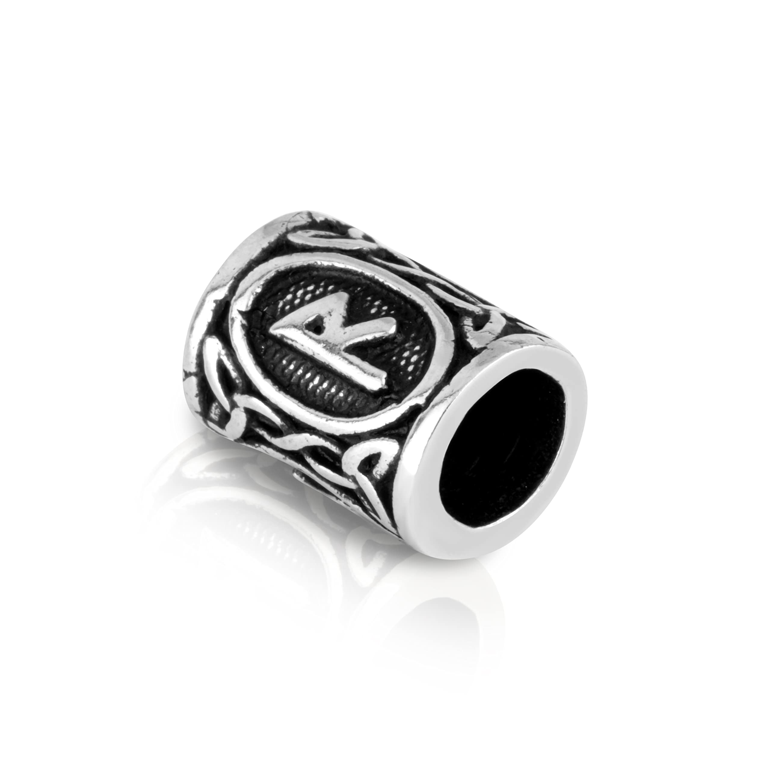 NKlaus RAIDHO - 925 Sterling Silver Futhark Bead Germanic Celtic Viking 3567