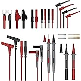 Young Dance 29PCS Multimeter Test Leads Kit with Alligator Clips, Banana Plug Test Leads and Test Probes 1000V 10A CAT III for Fluke/KAIWEETS/INNOVA Multimeter/Voltmeter/Clamp Metert