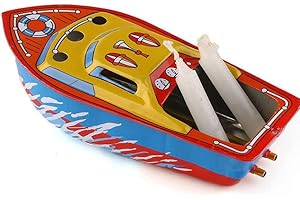 Candle Boat Home Decoration, Vintage Boat Steam Powerd Collectable Toy Boat Educational Recycle Retro Tin Boat New ReleasedDu