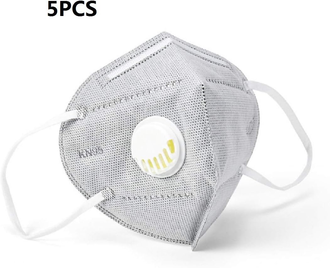 Anti-haze, Dust-proof, Antibacterial, Anti-pollen, N95 / Ffp2 / Kn95, Suitable For Men And Women 5pcs