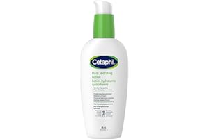Cetaphil Daily Hydrating Lotion with Hyaluronic Acid - 24Hr Hydration - Fragrance-Free, Paraben-Free - For Dry and Sensitive 