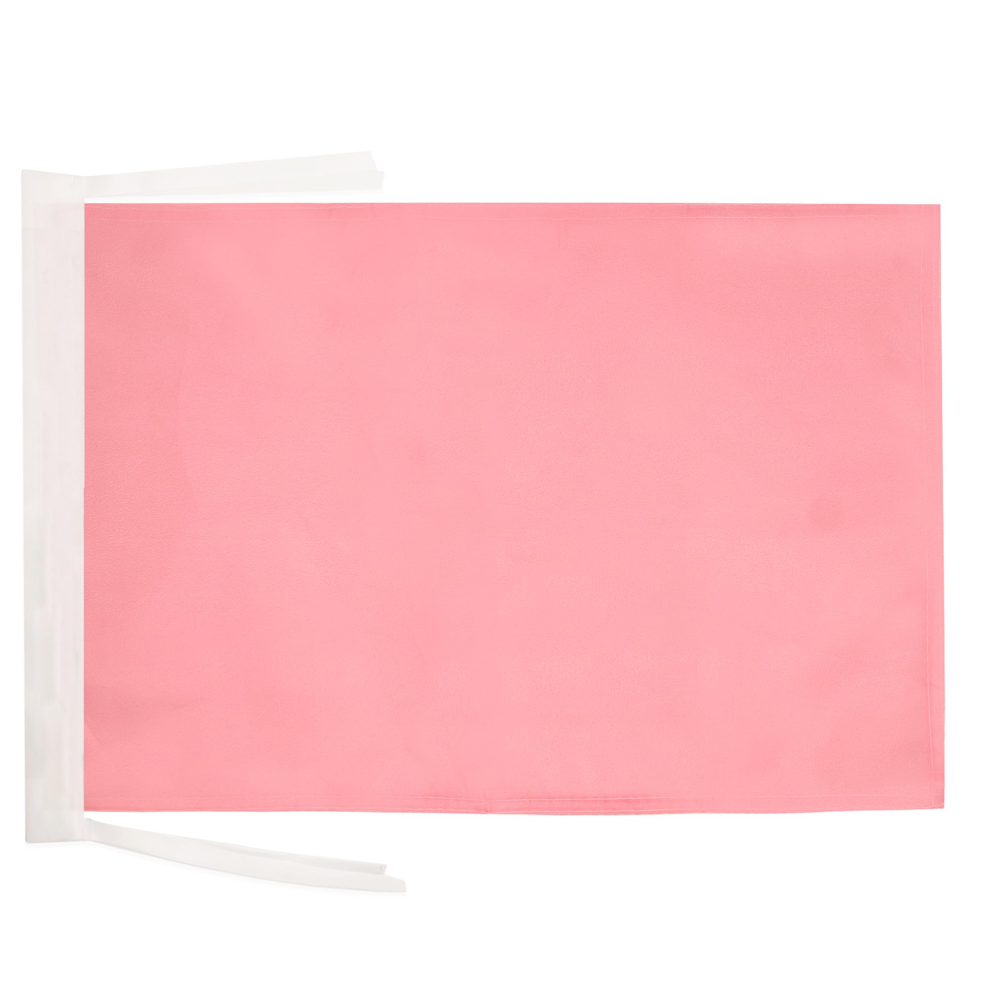 AZ FLAG - Plain Pink Flag - 18'' x 12'' - 100% Polyester Pink Solid color Small Banner with Two Cords - Fade Resistant - Vivid Colors - 18x12 in - 45x30 Cm — image 1