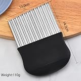 Zaguvox Crinkle Chip Cutter Pototo Cutter Stainless Steel Wave Slicer view 3