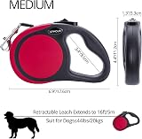 CFMOUR Retractable Dog Lead 5m 20kg Red Heavy-Duty Extendable Leash view 5