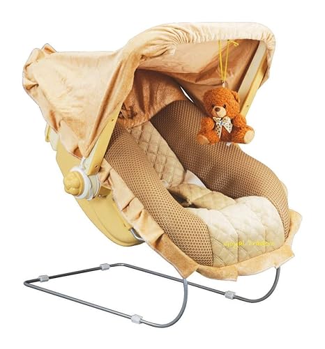 Goyals 12 in 1 Musical Carry Plastic Cot/Bouncer with Mosquito Net and Storage Box