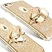OCYCLONE iPhone 6s Case, iPhone 6 Case, Cute Glitter Luxury Bling Diamond Rhinestone Bumper with Ring Grip Kickstand Protective Thin Girly Gold iPhone 6s Case/iPhone 6 Case for Women Girl - Gold